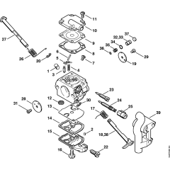 Carburetor for Stihl MS200 MS200T