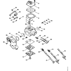 Carburetor HD-41 for Stihl MS441