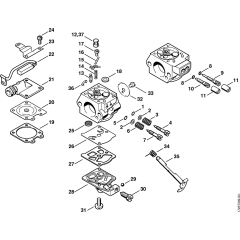 Carburetor for Stihl MS260