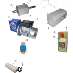 Motor Assembly for CB511 Saw