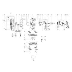 Makita CF100D Fan Assembly