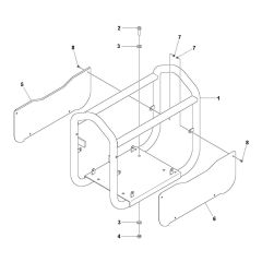 Frame Assembly for Husqvarna CF 25
