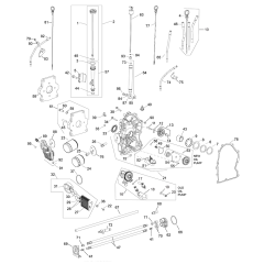 Lubrication for Kohler CH735
