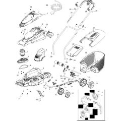 Flymo Chevron 37VC Assembly