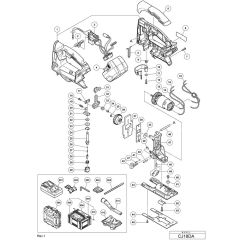 Main Assembly for Hikoki CJ18DA