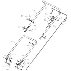 Handle Assembly for Morrison Mower