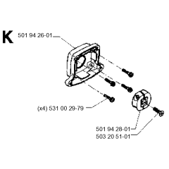 Clutch Assembly for Husqvarna 26H