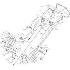 Masport Mower Handle Assembly