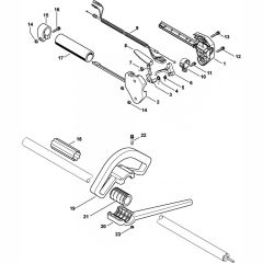 Control Handle for Stihl FR3900