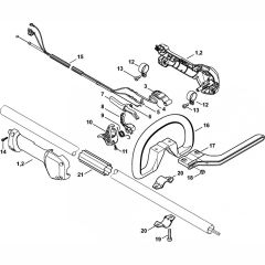 Control Handle Assembly for Stihl
