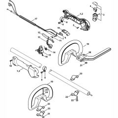 Control Handle for Stihl FR460C