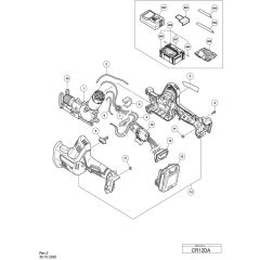 Main Assembly for Hikoki CR12DA