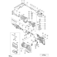 Hikoki CR18DL Main Assembly