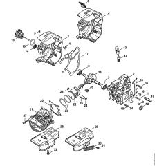 Crankcase & Cylinder for Stihl