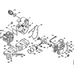 Crankcase & Cylinder Assembly