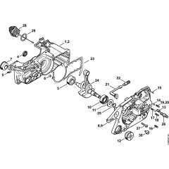 Crankcase Assembly for Stihl MS441