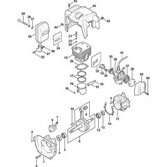 Crankcase & Muffler Assembly