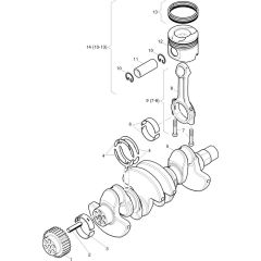 Crankshaft Assembly for HATZ
