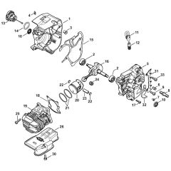 Crankshaft Assembly for Stihl MS201T