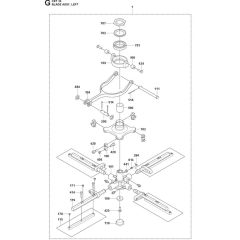 Blade Assembly for Husqvarna CRT 36