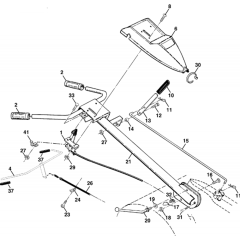Handle & Controls for Husqvarna CRT 83