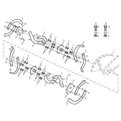 Tine Assembly for Husqvarna CRT 1350