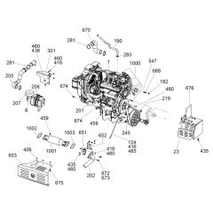 Intake, Exhaust Assembly