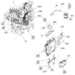 Engine Assembly for Wacker Trowel