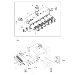 Hydraulic Manifold for Wacker Trowel