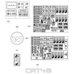 Wacker CRT 48-57 Decals