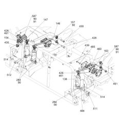 Linkage Assembly for Wacker Trowel