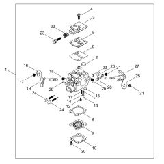 Carburettor for ECHO CS-2510TES