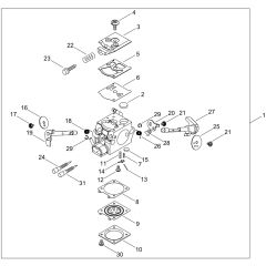 Carburettor for ECHO CS-2511TES