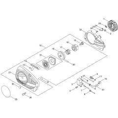 Starter, Magneto for ECHO CS-2600ES