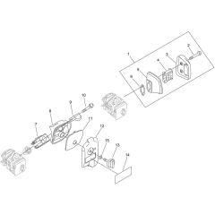 Air Cleaner & Muffler for ECHO