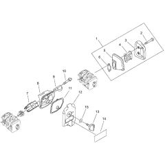 Air Cleaner Muffler for ECHO