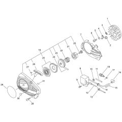 Starter, Magneto for ECHO CS-260TES