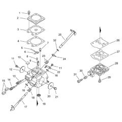 Carburettor for ECHO CS-270WES