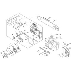Clutch & Sprocket for ECHO CS-280WES