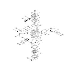 Carburettor for ECHO CS-280WES