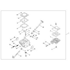 Carburettor for ECHO CS-3510ES