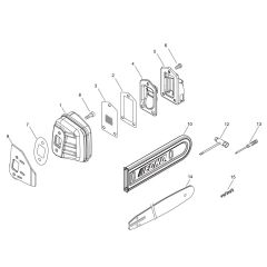 Muffler for ECHO CS-360WES