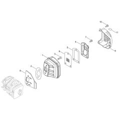 Muffler for ECHO CS-361WES