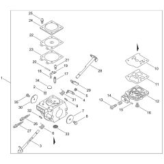 Carburettor for ECHO CS-362TES