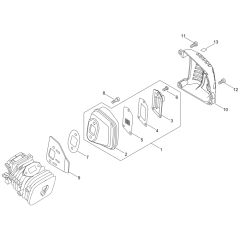 Muffler for ECHO CS-362TES