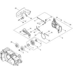 Chain Brake for ECHO CS-362TES