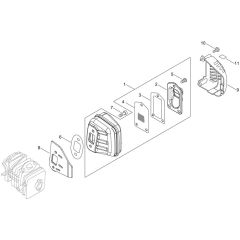 Muffler for ECHO CS-362WES