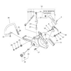 Handle for ECHO CS-3700ES