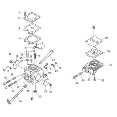 Carburettor for ECHO CS-3700ES