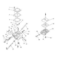 Carburettor for ECHO CS-3700ES